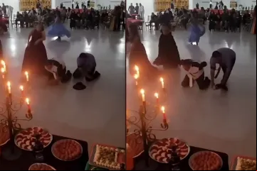 Rituais de umbanda realizados em salão paroquial