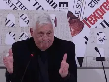 Padre Arturo Sosa na sede da Associação de Imprensa Estrangeira em Roma.