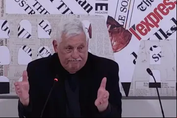 Padre Arturo Sosa na sede da Associação de Imprensa Estrangeira em Roma