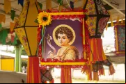 Bandeirinha de são João na festa junina.