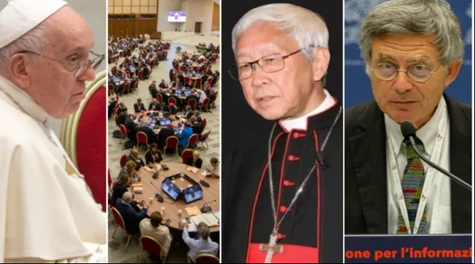 Papa Francisco, as mesas redondas do Sínodo da Sinodalidade no Vaticano, cardeal Zen e Paolo Ruffini ?? 