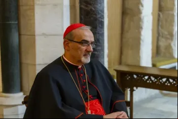 Cardeal Pierbattista Pizzaballa, patriarca latino de Jerusalém, em 20 de outubro de 2023.