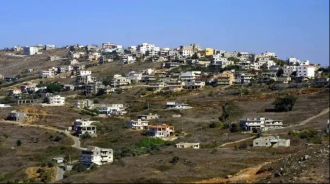 A cidade fronteiriça de Qalaia, no sul do Líbano. ?? 