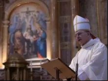 Cardeal Gianfranco Ghirlanda, SJ, toma posse de sua igreja titular em Roma, a Igreja de Jesus, em 8 de dezembro de 2022.