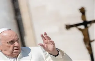 Papa Francisco em audiência geral no Vaticano em 19 de abril de 2023.