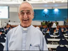 Dom José Luis Azcona na 56ª assembleia geral da CNBB em Aparecida (SP) em 2018.