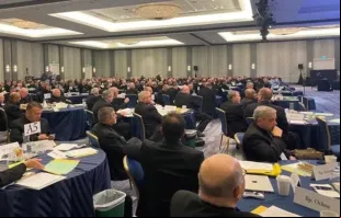 A Conferência dos Bispos Católicos dos EUA em reunião plenária de outono em 14 de novembro de 2023, em Baltimore, nos EUA.