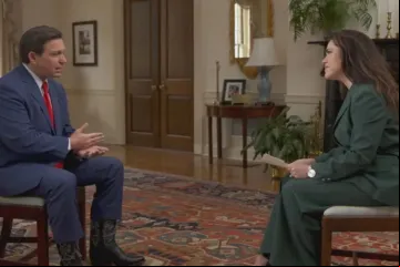 Ron DeSantis e Montse Alvarado