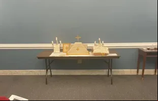 Uma missa tradicional em latim foi celebrada ontem no Capitólio dos EUA.