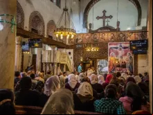 Igreja Ortodoxa Copta na região histórica da capital do Egito, conhecida como Velho Cairo.