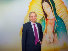 O diretor de "Guadalupe: Mãe da Humanidade", Andrés Garrigó, na pré-estreia do filme em São Paulo (SP) na última segunda-feira (29).