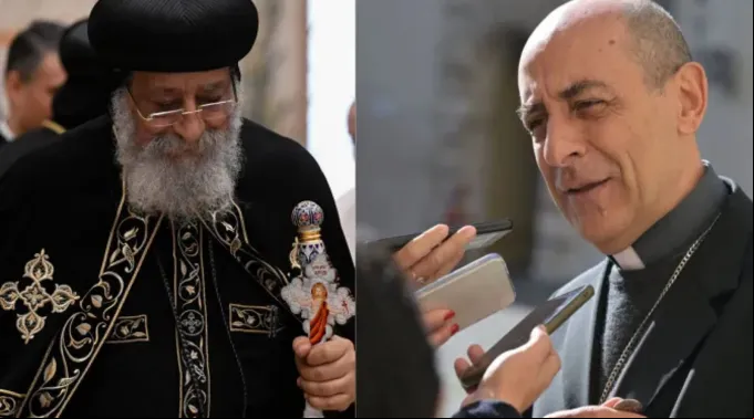 Tawadros II e cardeal Victor Manuel Fernández ?? 