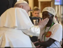 Papa Francisco em Kinshasa, República Democrática do Congo, em 1° de fevereiro de 2023.