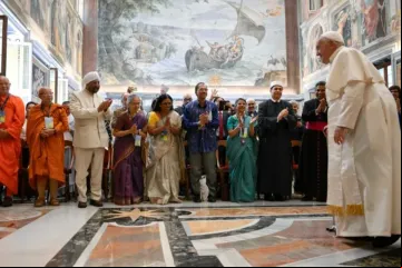 Papa Francisco em audiência com movimento dos focolares