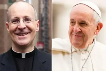 James Martin e o papa Francisco