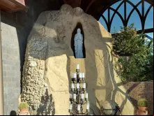 Santuário de Nossa Senhora da Rocha em Calábria, Itália.