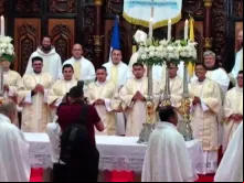 Sete diáconos e um sacerdote ordenados em Matagalpa, Nicarágua.