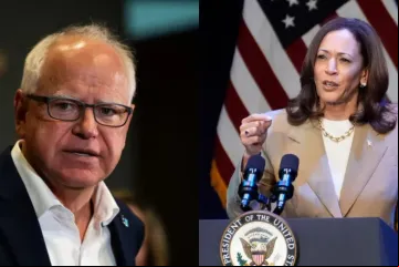 Tim Walz e Kamala Harris