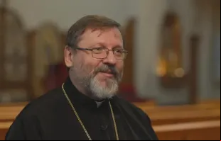 O líder da Igreja Greco-Católica Ucraniana, dom Sviatoslav Shevchuk,
