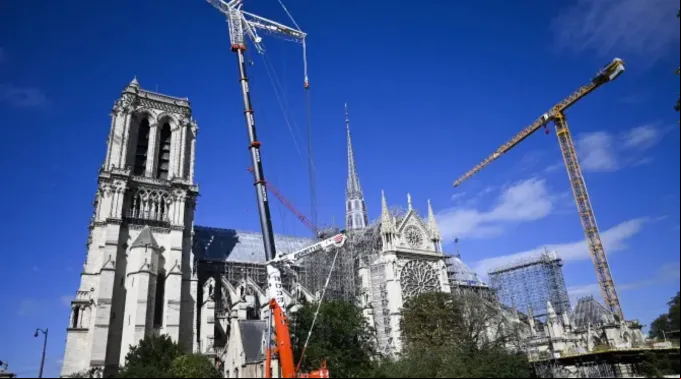 Catedral de Notre Dame em reconstrução ?? 