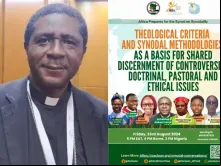 O arcebispo de Bamenda, Camarões, dom Andrew Nkea Fuanya, presidente da Conferência Episcopal Nacional dos Camarões (NECC, na sigla em inglês).