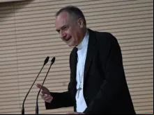 Cardeal Mauro Gambetti no 53° Congresso Eucarístico Internacional em Quito, Equador.