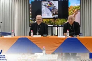 Dom Jesús González de Zárate e dom Alberto Ortega Martín