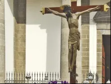 Imagem do Santo Cristo de La Laguna em Tenerife, Espanha.