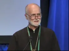 Dom Borys Gudziak ontem (13) na reunião anual de outono da USCCB em Baltimore, no Estado de Maryland, EUA.