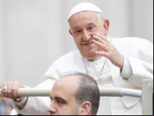 Papa Francisco na audiência geral de ontem (20) no Vaticano.