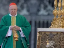 Cardeal Kevin Farrell celebra missa no X Encontro Mundial das Famílias em Roma em 25 de junho de 2022.