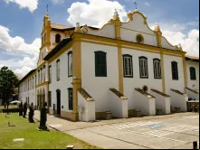 A sede do Museu de Arte Sacra de São Paulo