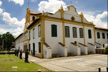 A sede do Museu de Arte Sacra de São Paulo