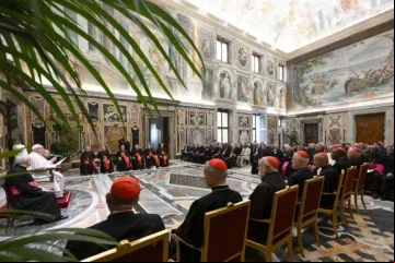 Papa Francisco em audiência com membros do dicastério para a Cultura e a Educação