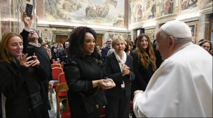 Papa Francisco recebe participantes do concerto de Natal do Vaticano 2024 ?? 