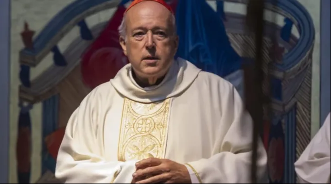 Cardeal Robert McElroy na igreja de San Frumenzio ai Prati Fiscali ?? 