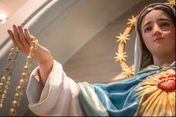 Imagem do Imaculado Coração de Nossa Senhora.