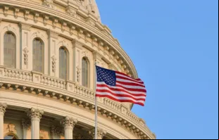 Senado dos EUA no Capitólio, em Washington D.C., nos EUA.