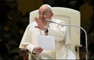 Papa Francisco em audiência geral. Imagem referencial.