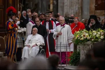 Papa Francisco celebra as vésperas na conclusão da Semana de Oração pela Unidade dos Cristãos