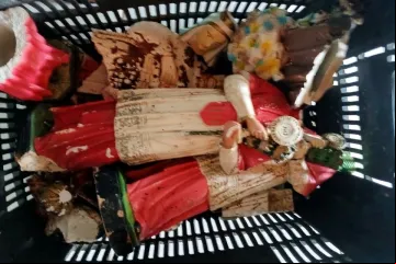 Imagens sacras destruídas em Presidente Juscelino (MA)