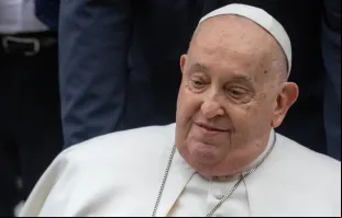 Papa Francisco em audiência geral no Vaticano em 12 de fevereiro de 2025.