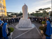 O papa Francisco está internado há dias no Hospital Gemelli. em Roma.