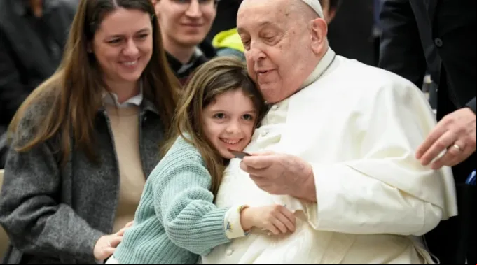 Papa Francisco na audiência geral de 12 de fevereiro de 2025 ?? 