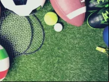 Equipamentos esportivos. Imagem referencial.