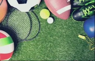 Equipamentos esportivos. Imagem referencial.