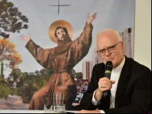 O arcebispo de São Paulo (SP), dom Odilo Pedro cardeal Scherer, no lançamento da Campanha da Fraternidade 2025 na catedral metropolitana de São Paulo na quarta-feira (5).
