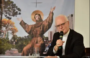 O arcebispo de São Paulo (SP), dom Odilo Pedro cardeal Scherer, no lançamento da Campanha da Fraternidade 2025 na catedral metropolitana de São Paulo na quarta-feira (5).