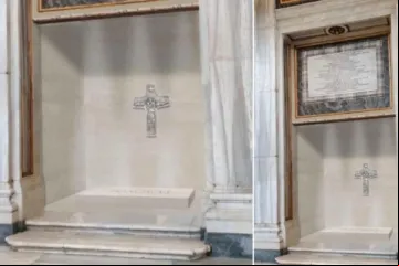 Túmulo do papa Francisco na basílica de Santa Maria Maior