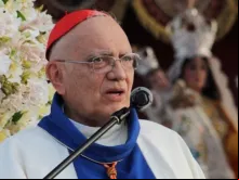 O arcebispo emérito de Caracas, Venezuela, dom Baltazar cardeal Porras.